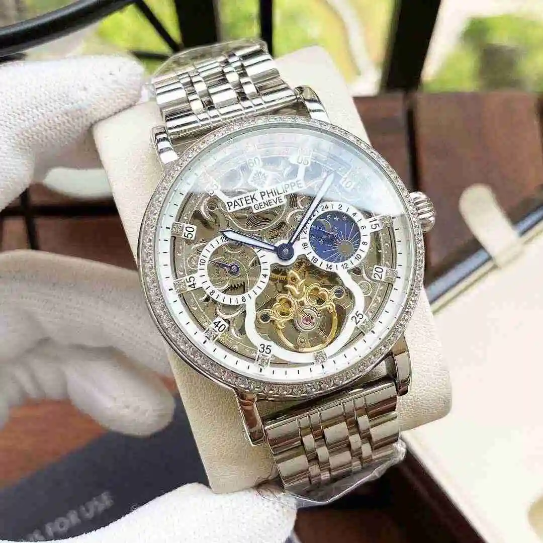 General Watches Patek Philippe Watch Men's Watch Paired with Original Fully Automatic Mechanical Movement Top Grade 316 Precision Steel Case Case with Mineral Super Strong Mirror Diameter 42mm KK05250 1 view 5