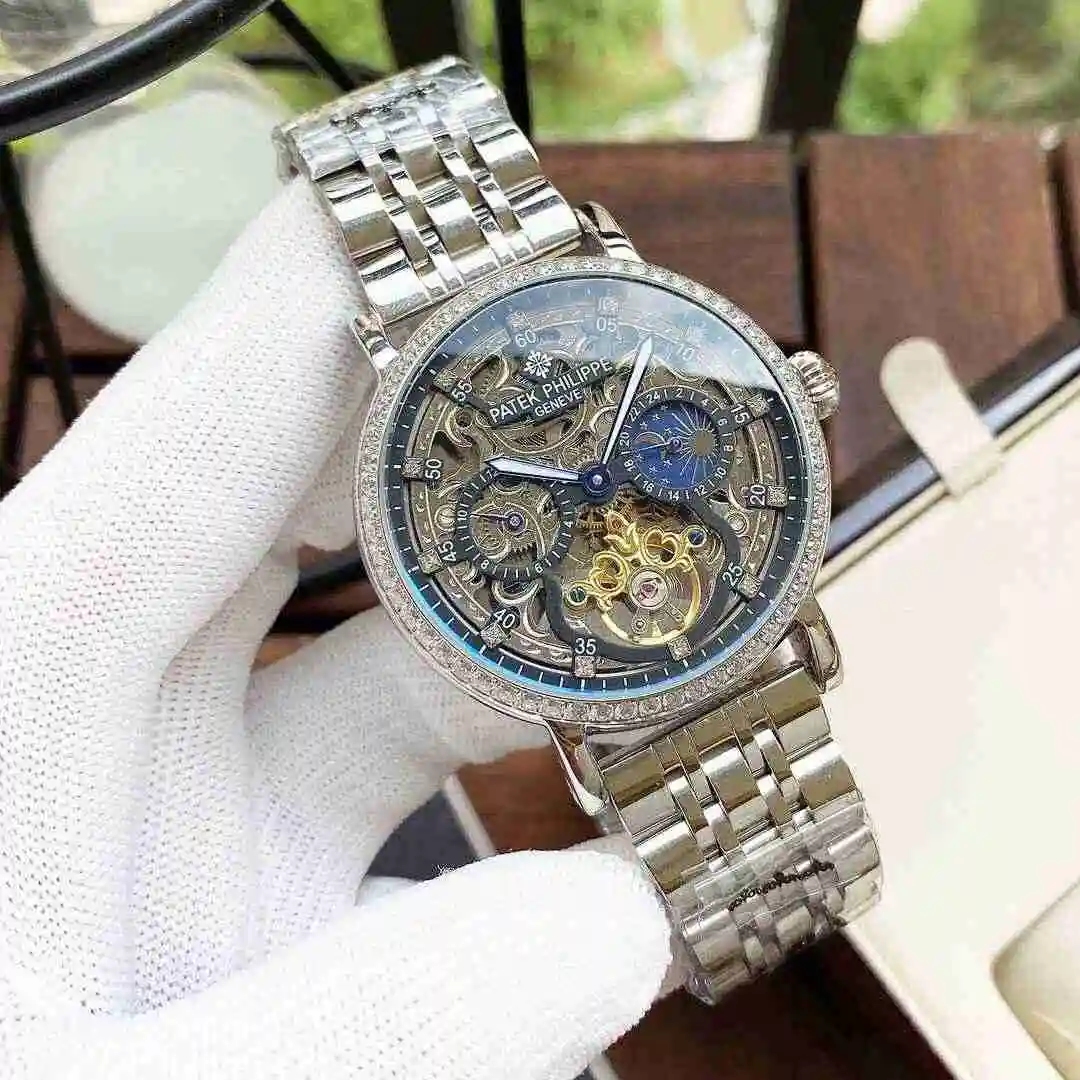 General Watches Patek Philippe Watch Men's Watch Paired with Original Fully Automatic Mechanical Movement Top Grade 316 Precision Steel Case Case with Mineral Super Strong Mirror Diameter 42mm KK05250 1 view 6