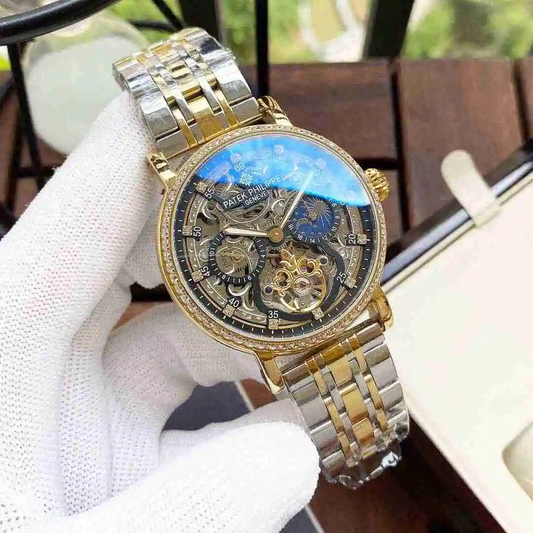 General Watches Patek Philippe Watch Men's Watch Paired with Original Fully Automatic Mechanical Movement Top Grade 316 Precision Steel Case Case with Mineral Super Strong Mirror Diameter 42mm KK05250 1 view 7