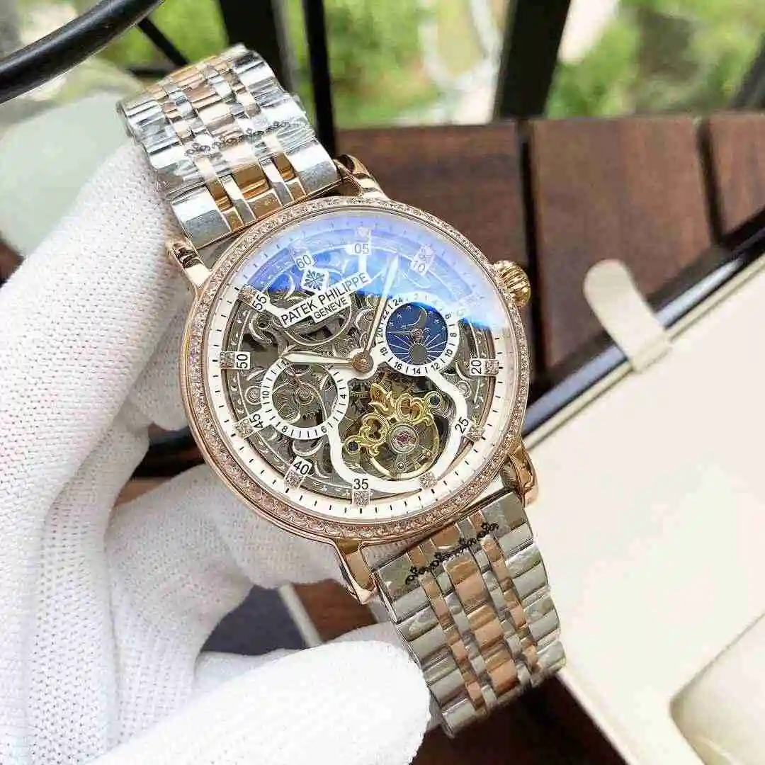 General Watches Patek Philippe Watch Men's Watch Paired with Original Fully Automatic Mechanical Movement Top Grade 316 Precision Steel Case Case with Mineral Super Strong Mirror Diameter 42mm KK05250 1 view 8