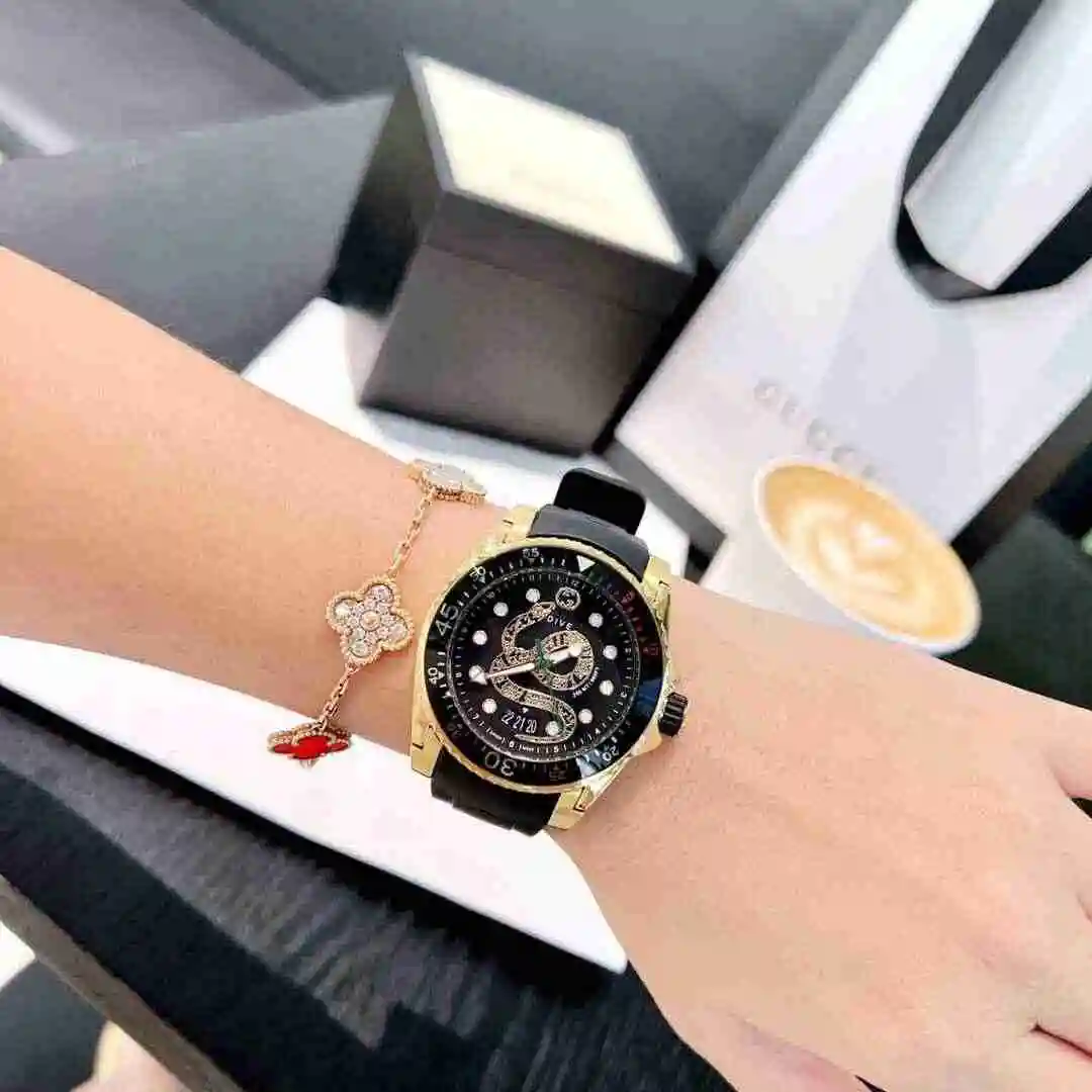 General Watches GUCCI Gucci Watch Couple Watch Paired with Original Fully Automatic Mechanical Movement Top grade 316 Precision Steel Case Case with Mineral Super Strong Mirror Diameter 40mm KK04250 view 3