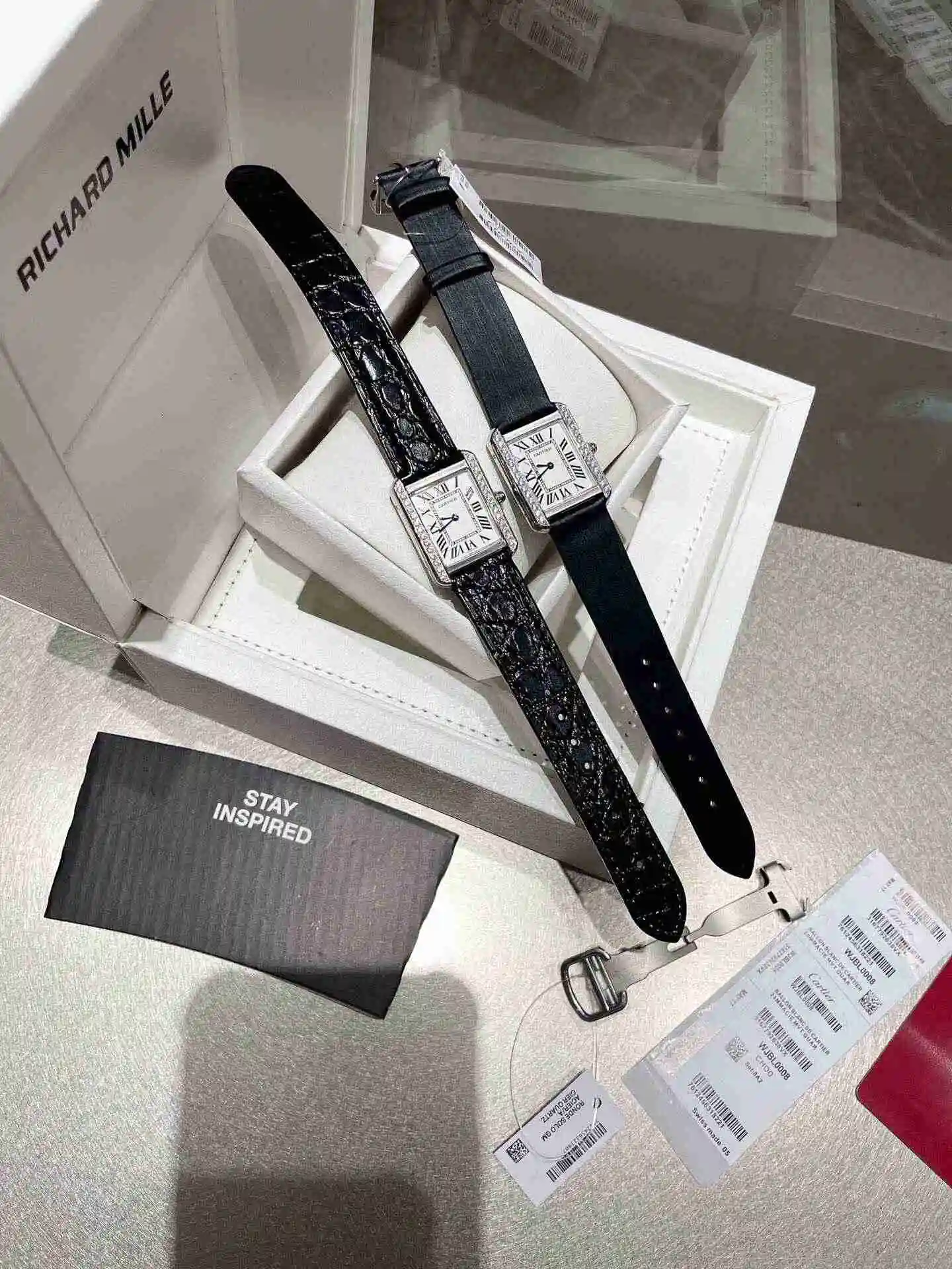 General Watches Cartier Watch Couple Pairing with Original Fully Automatic Mechanical Movement Top Grade 316 Precision Steel Case Case with Mineral Super Strong Mirror Diameter Male 34mmX27mm KK03250 2 view 2