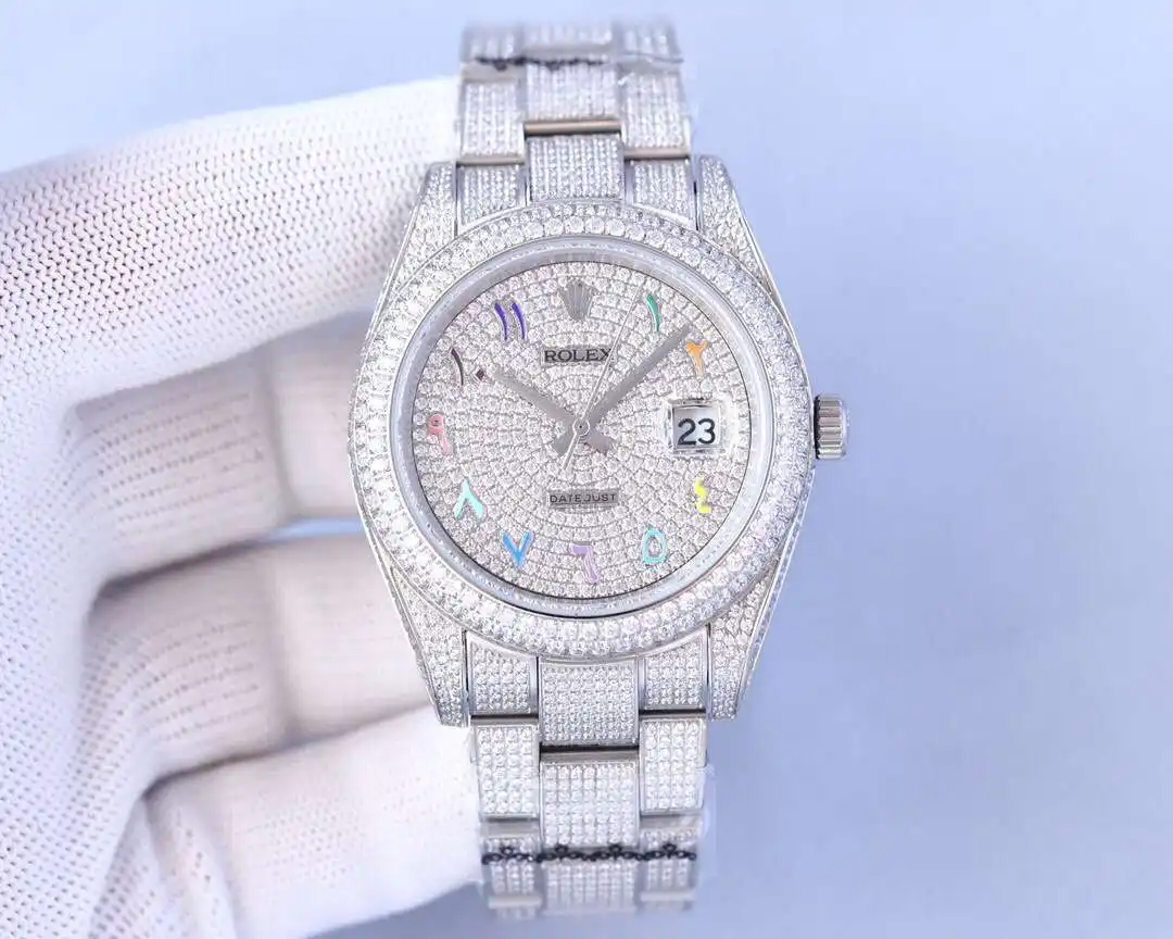 General Watches Rolex watches men's watch with original fully automatic mechanical movement top 316 stainless steel case strap mineral super mirror diameter 41mm KK09800 6 view 7