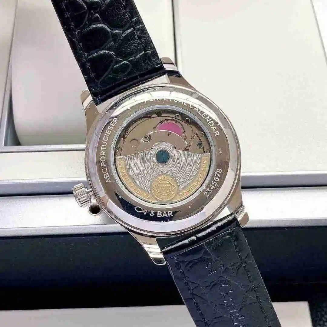 General Watches IWC Wanguo Watch Men's Watch Paired with Original Fully Automatic Mechanical Movement Top Grade 316 Precision Steel Case with Mineral Super Strong Mirror Diameter 40mm KK04350 view 3