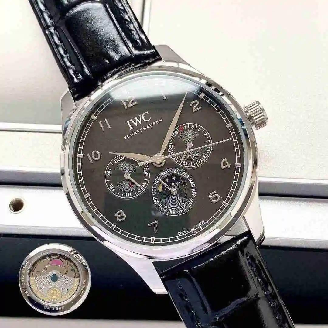 General Watches IWC Wanguo Watch Men's Watch Paired with Original Fully Automatic Mechanical Movement Top Grade 316 Precision Steel Case with Mineral Super Strong Mirror Diameter 40mm KK04350 view 5