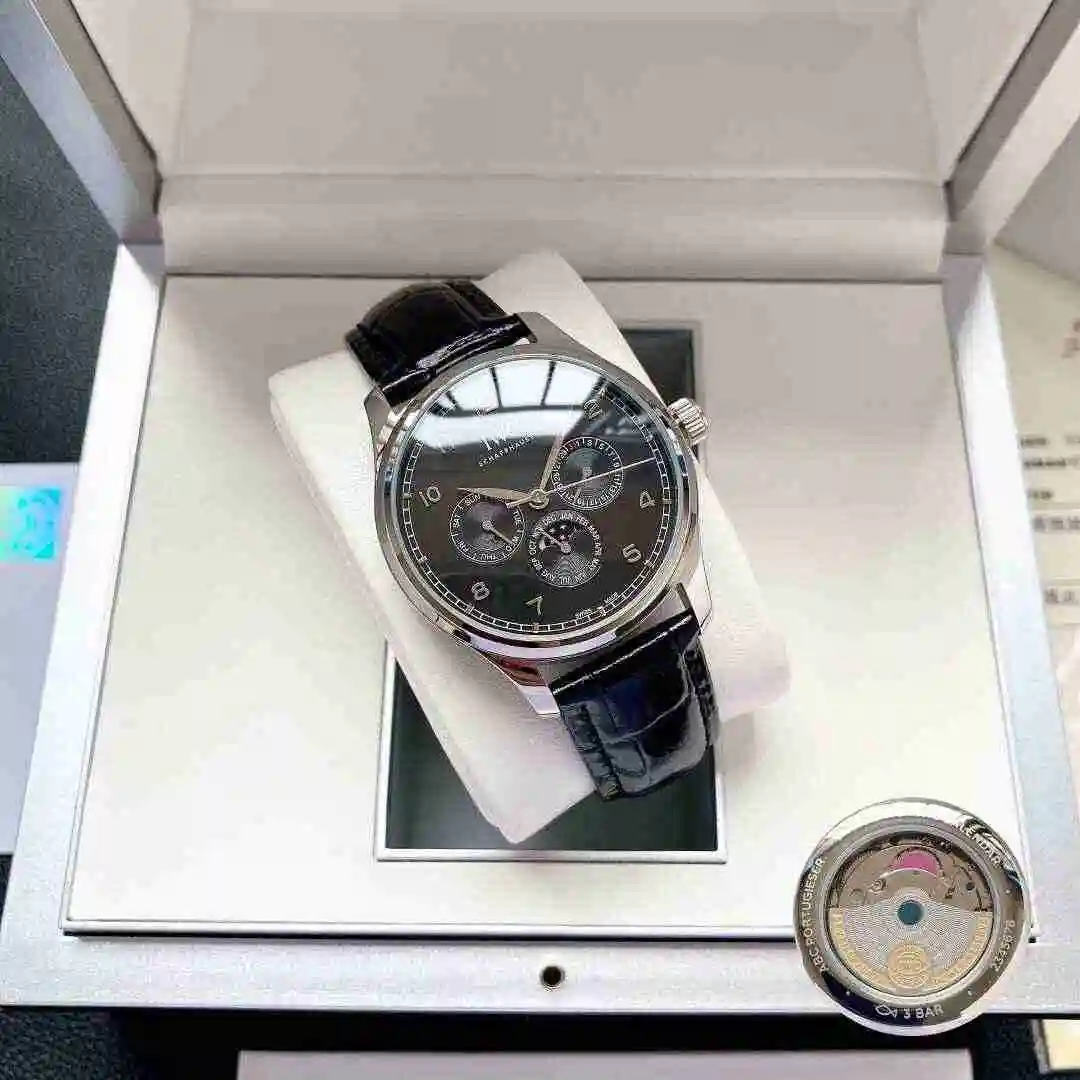 General Watches IWC Wanguo Watch Men's Watch Paired with Original Fully Automatic Mechanical Movement Top Grade 316 Precision Steel Case with Mineral Super Strong Mirror Diameter 40mm KK04350 view 6