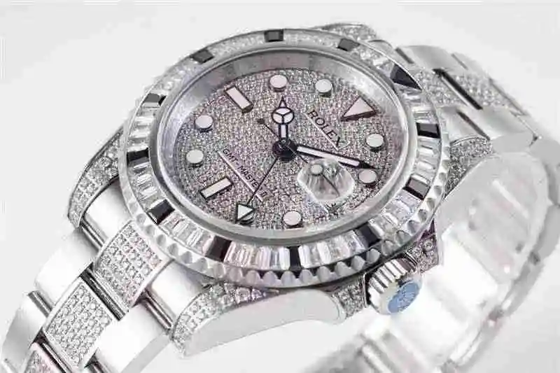 General Watches Rolex Greenwich II Rear Diamond Custom 40mm Watch view 8