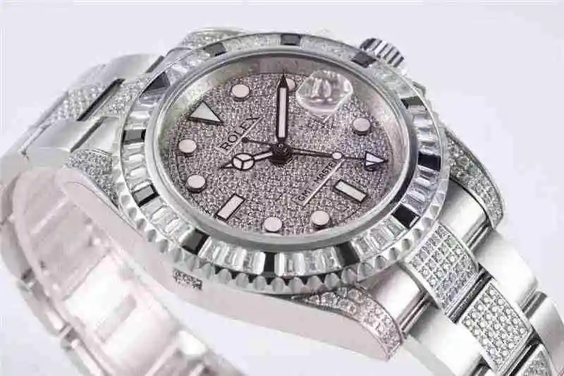 General Watches Rolex Greenwich II Rear Diamond Custom 40mm Watch view 9