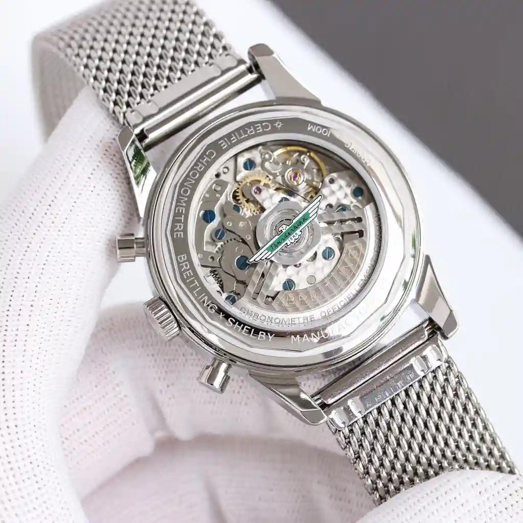 General Watches Breitling Bai@Nianling watch men's watch with original fully automatic mechanical movement top 316 stainless steel case strap mineral super mirror diameter 42mm KK view 3