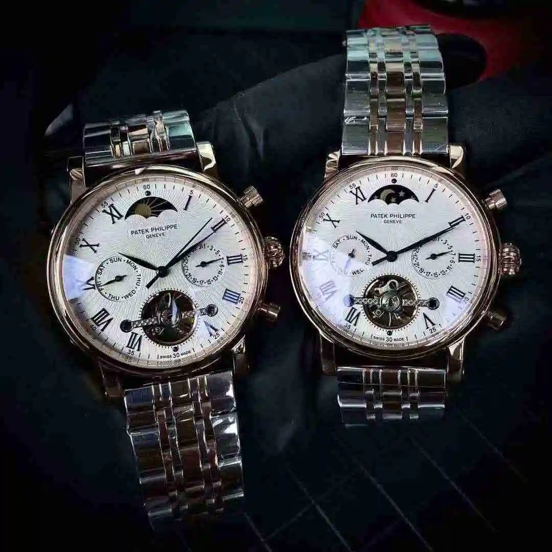General Watches Patek Philippe Watch Men's Watch Paired with Original Fully Automatic Mechanical Movement Top Grade 316 Precision Steel Case Case with Mineral Super Strong Mirror Diameter 43mm KK04650 5 view 8