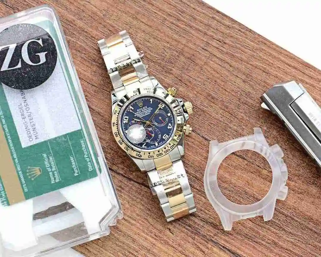General Watches Defending" Blue" Gold Edition Watch view 6