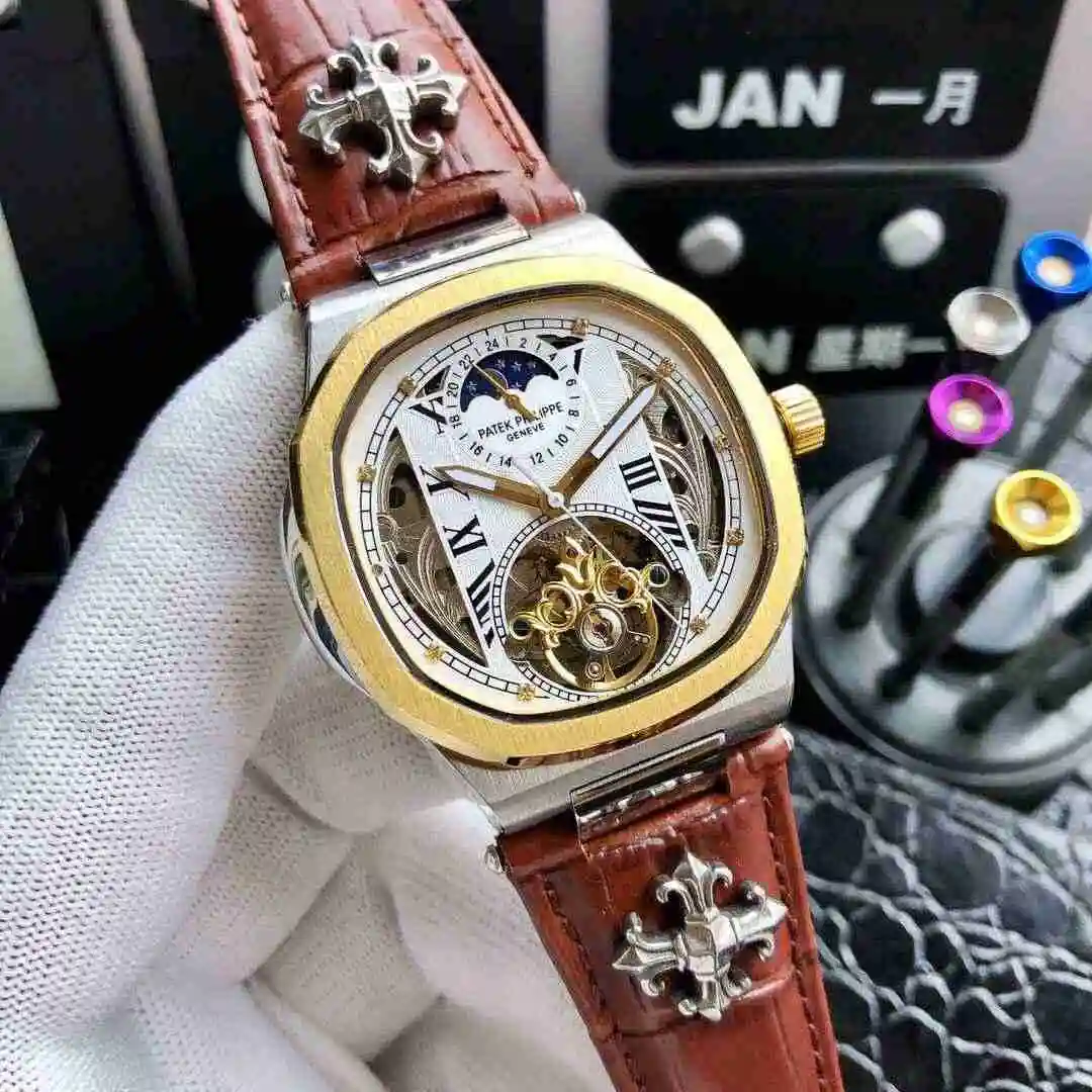 General Watches Patek Philippe Watch Men's Watch Paired with Original Fully Automatic Mechanical Movement Top 316 Precision Steel Watch view 6