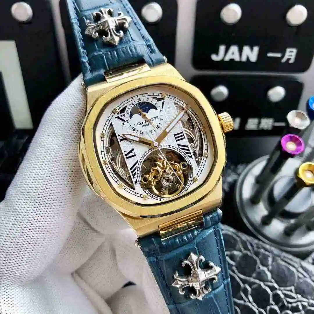 General Watches Patek Philippe Watch Men's Watch Paired with Original Fully Automatic Mechanical Movement Top 316 Precision Steel Watch view 9