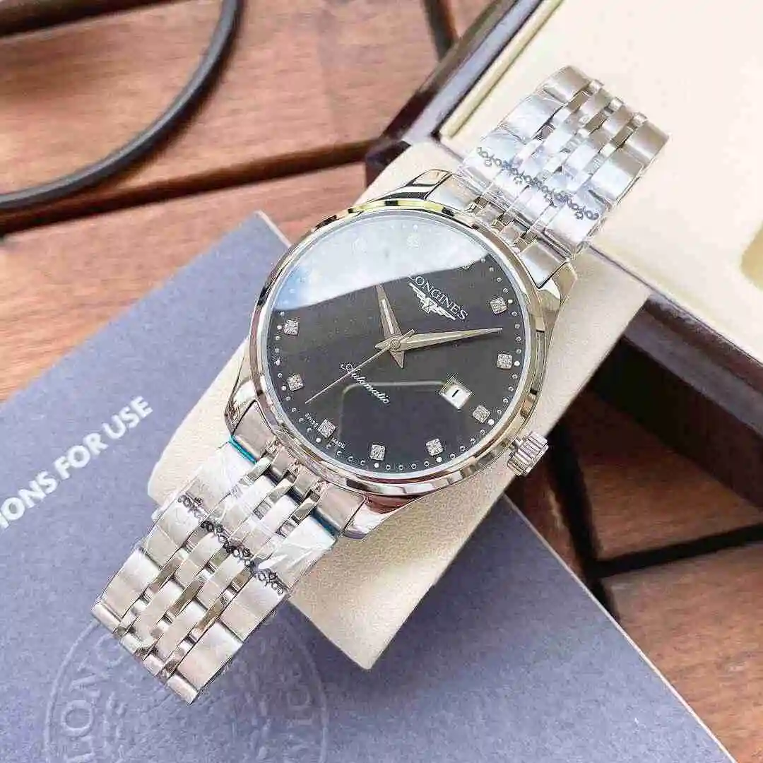 General Watches Longines Watch Men's Watch Paired with Original Fully Automatic Mechanical Movement Top Grade 316 Precision Steel Case with Mineral Super Strong Mirror Diameter 40mm KK04250 7 view 5