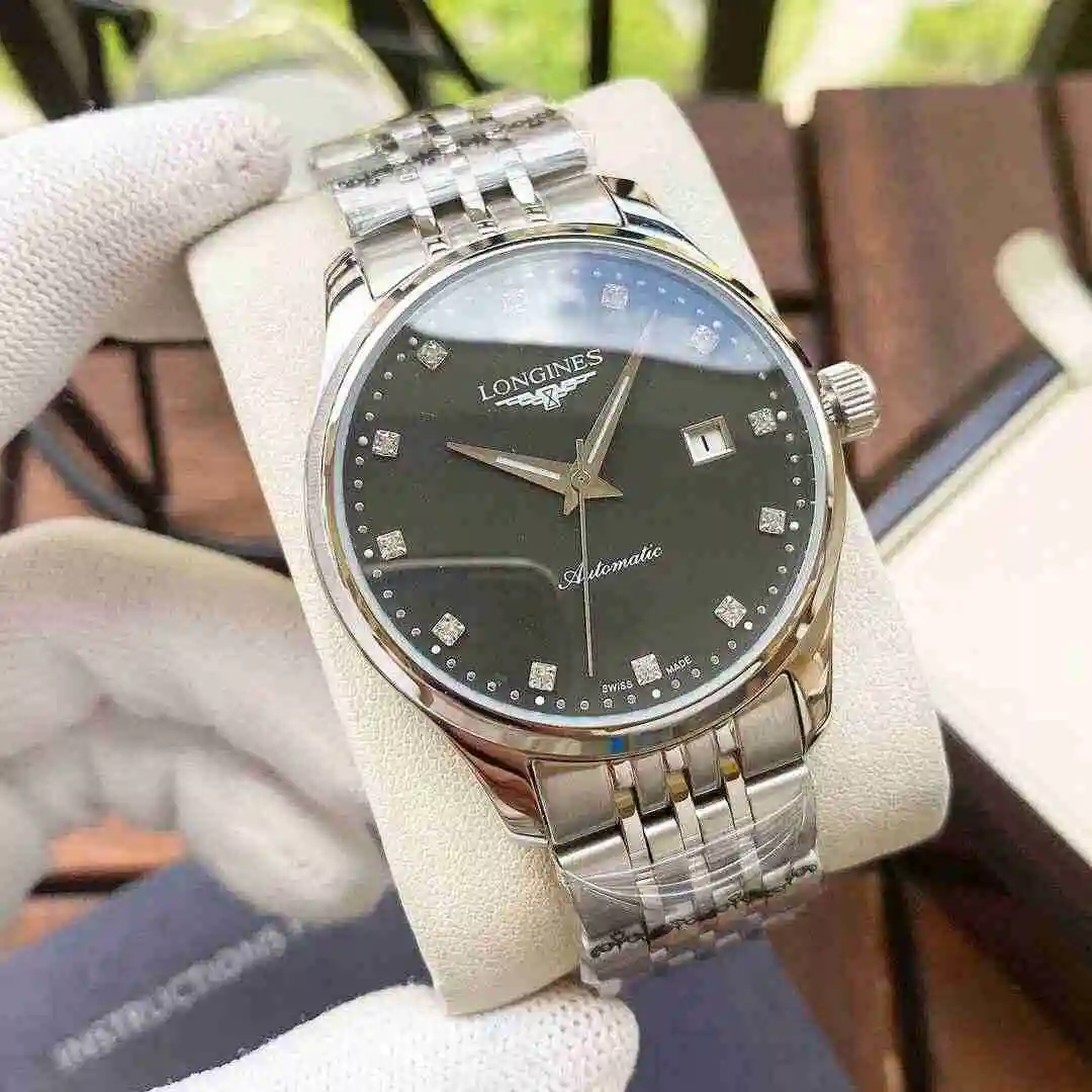 General Watches Longines Watch Men's Watch Paired with Original Fully Automatic Mechanical Movement Top Grade 316 Precision Steel Case with Mineral Super Strong Mirror Diameter 40mm KK04250 7 view 7