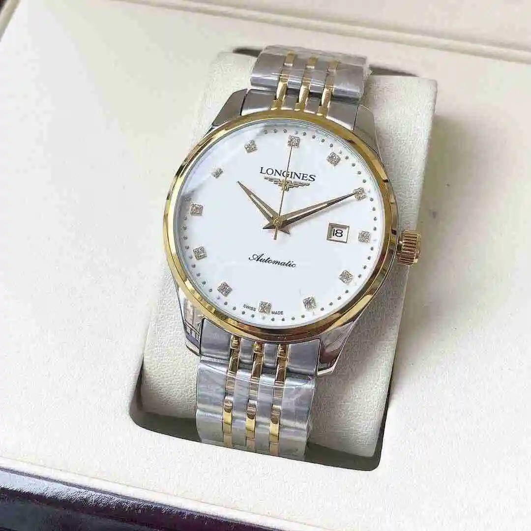 General Watches Longines Watch Men's Watch Paired with Original Fully Automatic Mechanical Movement Top Grade 316 Precision Steel Case with Mineral Super Strong Mirror Diameter 40mm KK04250 7 view 9