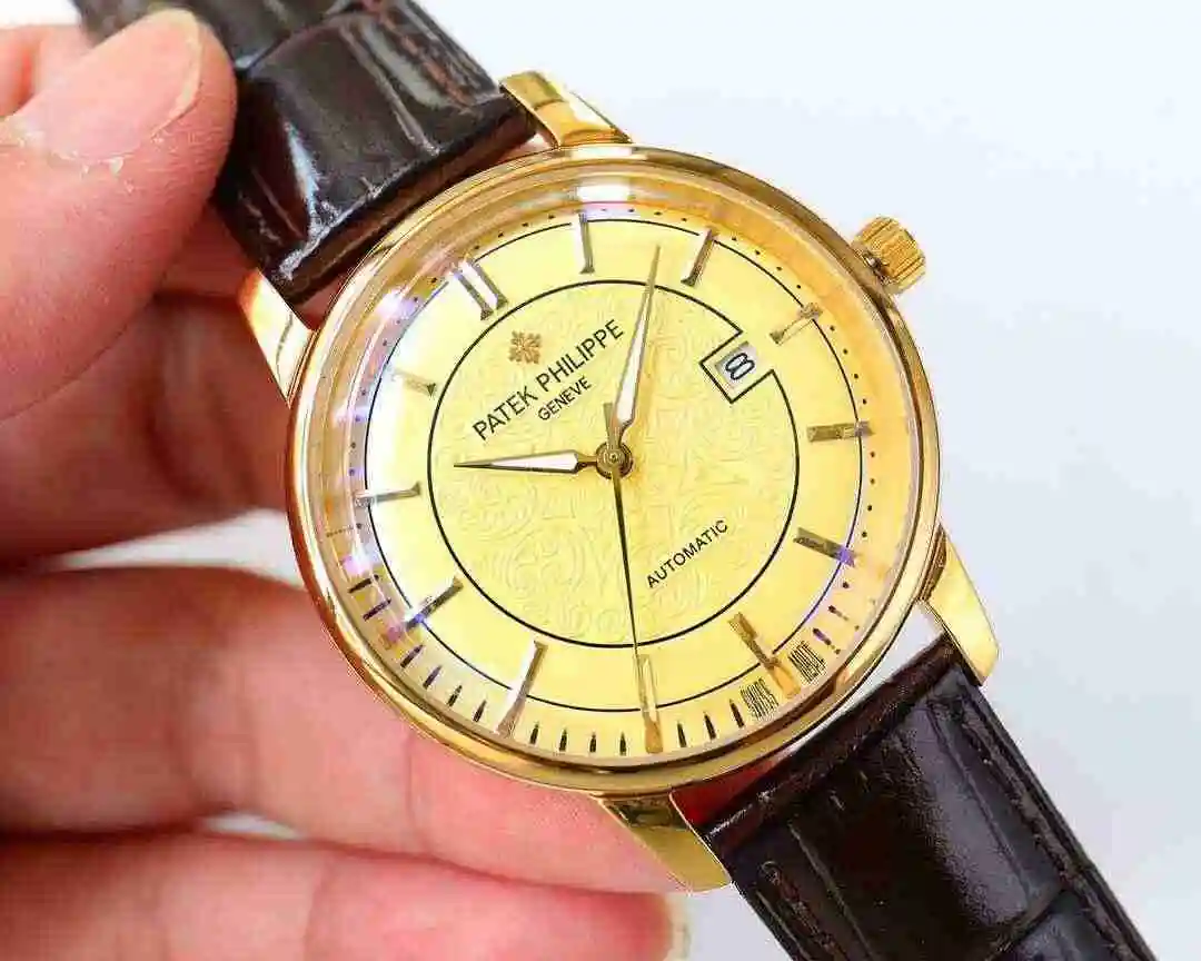 General Watches Patek Philippe Watch Men's Watch Paired with Original Fully Automatic Mechanical Movement Top Grade 316 Precision Steel Case Case with Mineral Super Strong Mirror Diameter 42mm kk09800 2 view 7