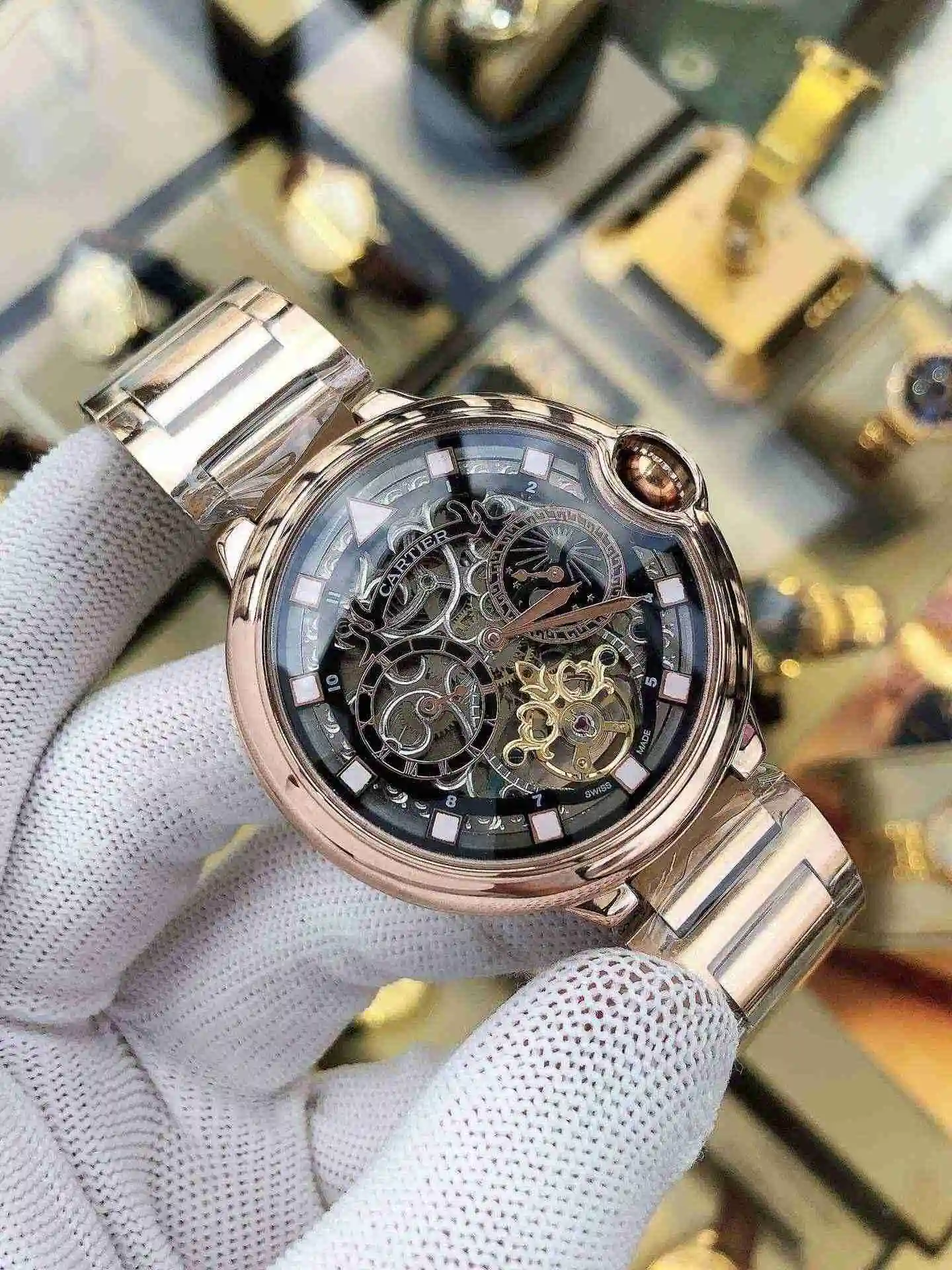 General Watches Cartier 420 steel+30 Watch view 4