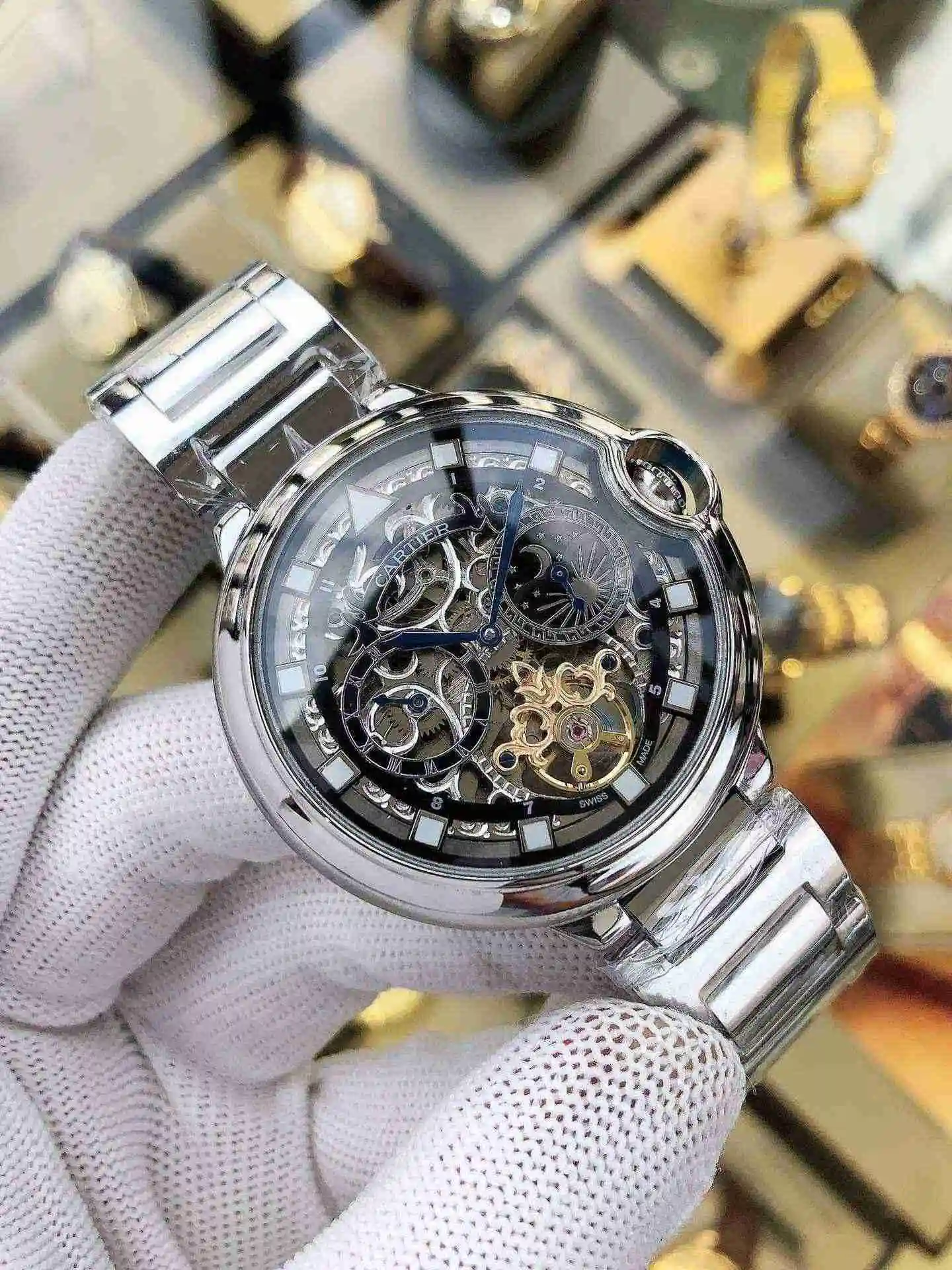 General Watches Cartier 420 steel+30 Watch view 9