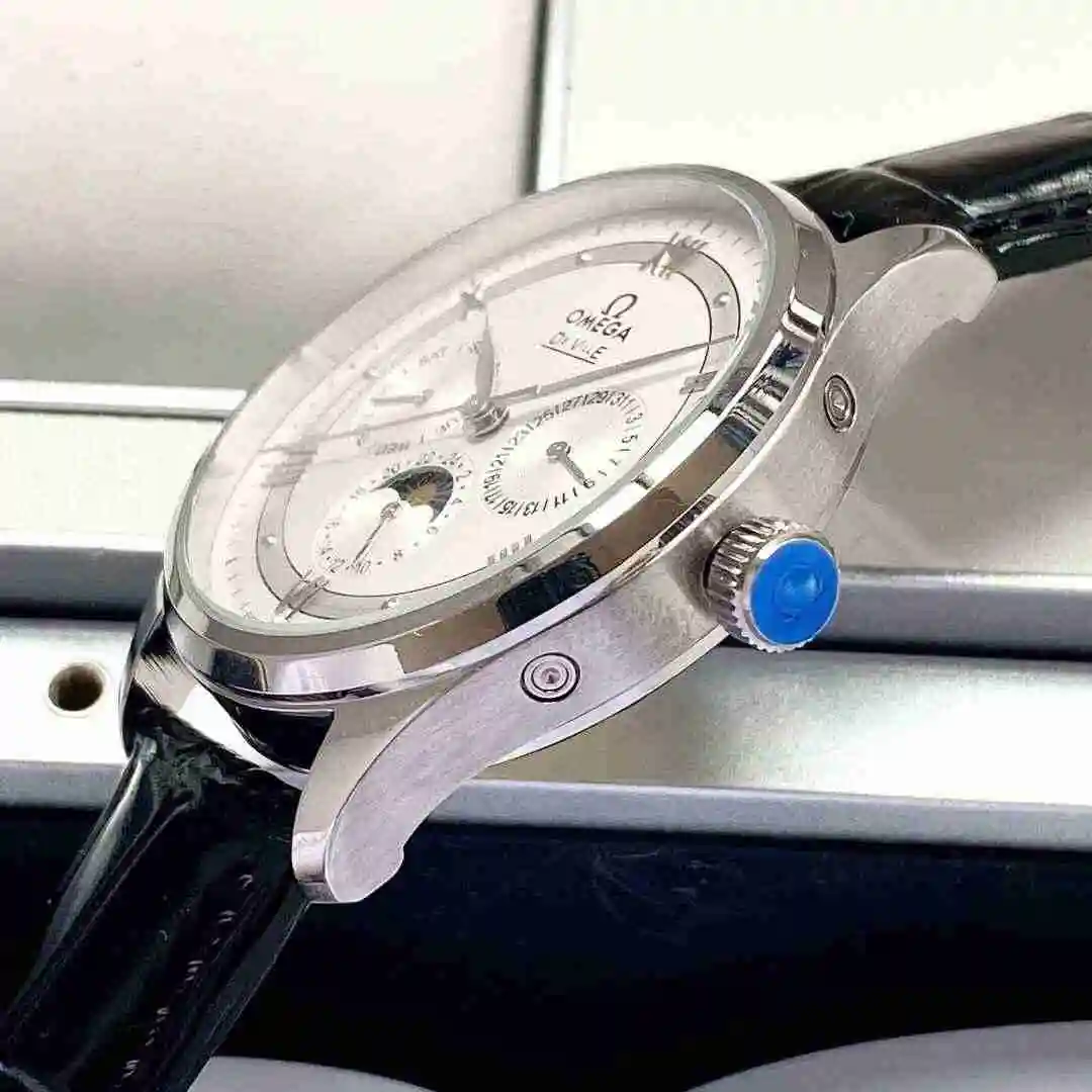 General Watches Omega Watch Men's Watch Paired with Original Fully Automatic Mechanical Movement Top Grade 316 Precision Steel Case with Mineral Super Strong Mirror Diameter 40mm KK04850 3 view 3