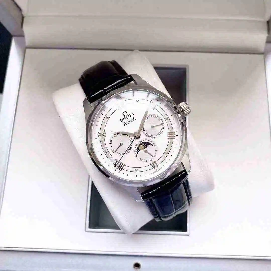 General Watches Omega Watch Men's Watch Paired with Original Fully Automatic Mechanical Movement Top Grade 316 Precision Steel Case with Mineral Super Strong Mirror Diameter 40mm KK04850 3 view 4