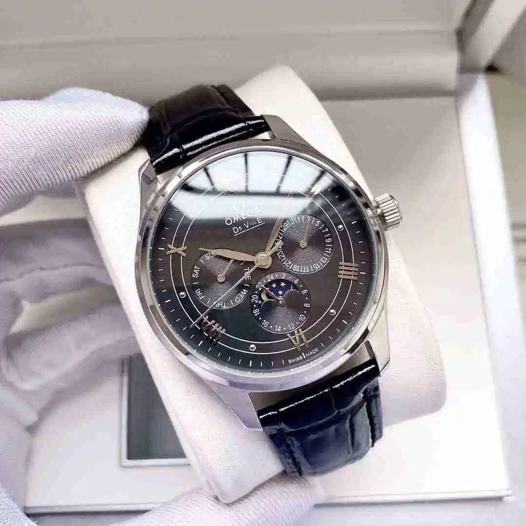 General Watches Omega Watch Men's Watch Paired with Original Fully Automatic Mechanical Movement Top Grade 316 Precision Steel Case with Mineral Super Strong Mirror Diameter 40mm KK04850 3 view 5
