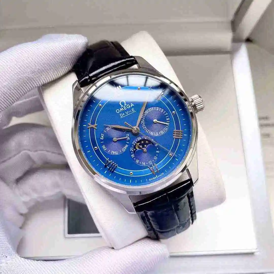 General Watches Omega Watch Men's Watch Paired with Original Fully Automatic Mechanical Movement Top Grade 316 Precision Steel Case with Mineral Super Strong Mirror Diameter 40mm KK04850 3 view 6