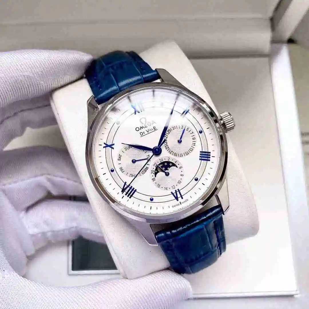 General Watches Omega Watch Men's Watch Paired with Original Fully Automatic Mechanical Movement Top Grade 316 Precision Steel Case with Mineral Super Strong Mirror Diameter 40mm KK04850 3 view 7