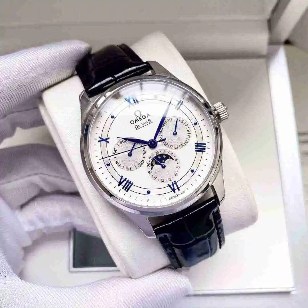 General Watches Omega Watch Men's Watch Paired with Original Fully Automatic Mechanical Movement Top Grade 316 Precision Steel Case with Mineral Super Strong Mirror Diameter 40mm KK04850 3 view 8