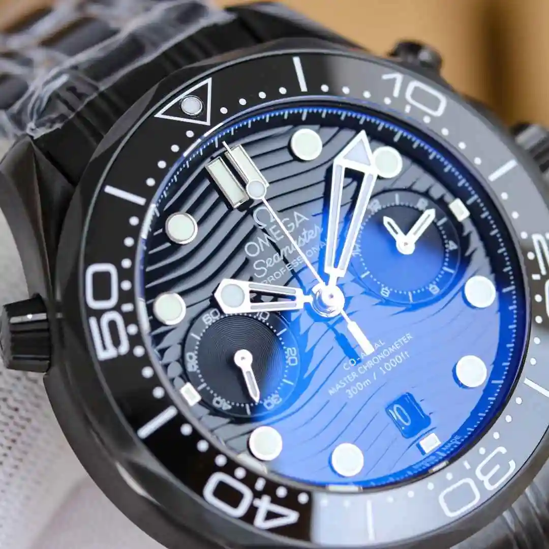 General Watches Advanced customized version of the new Omega watch for men with original fully automatic mechanical movement, top grade 316 precision steel case watch strap, mineral super strong mirror diameter 44mm view 4