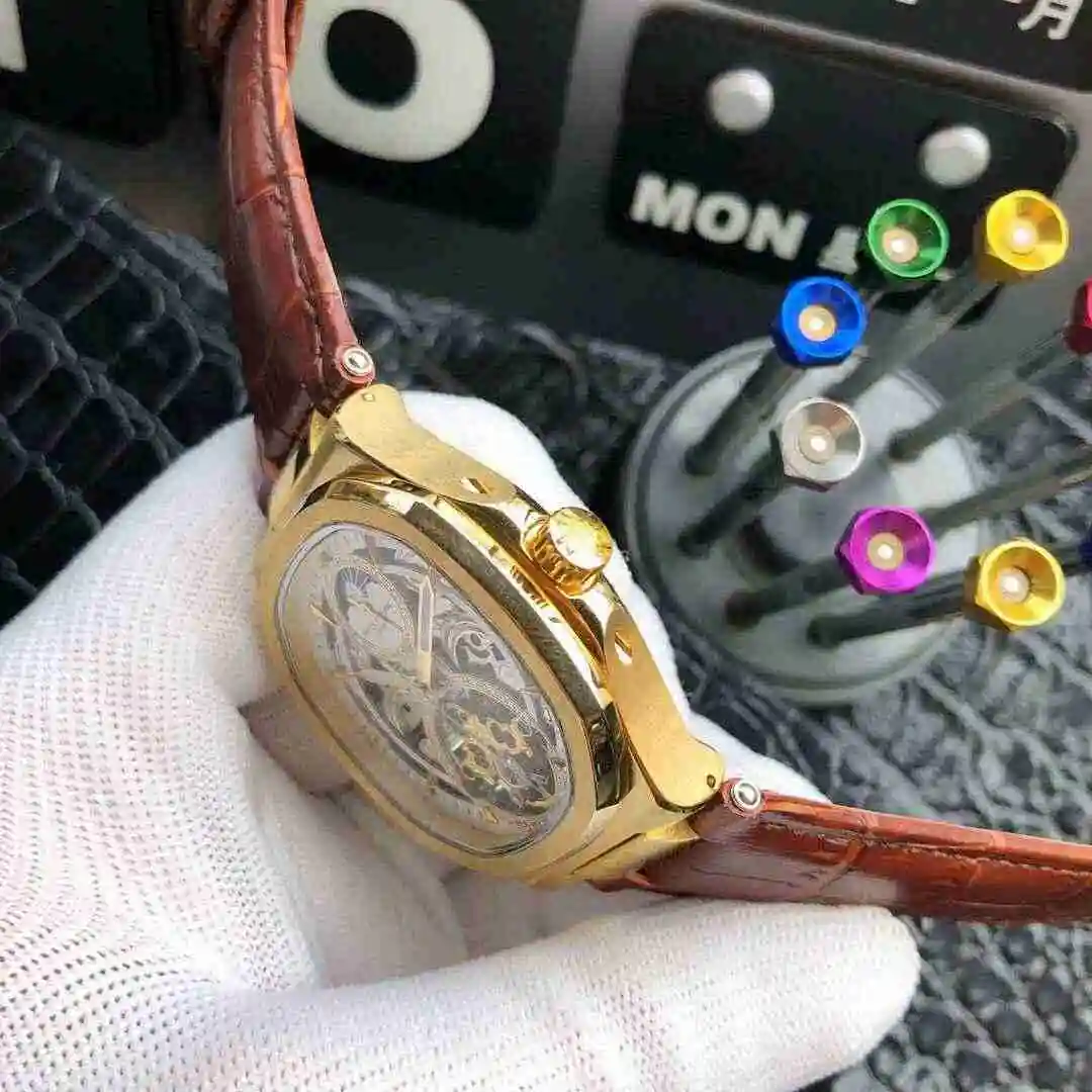 General Watches Patek Philippe Watch Men's Watch Paired with Original Fully Automatic Mechanical Movement Top Grade 316 Precision Steel Case Case with Mineral Super Strong Mirror Diameter 42mm KK05250 3 view 4