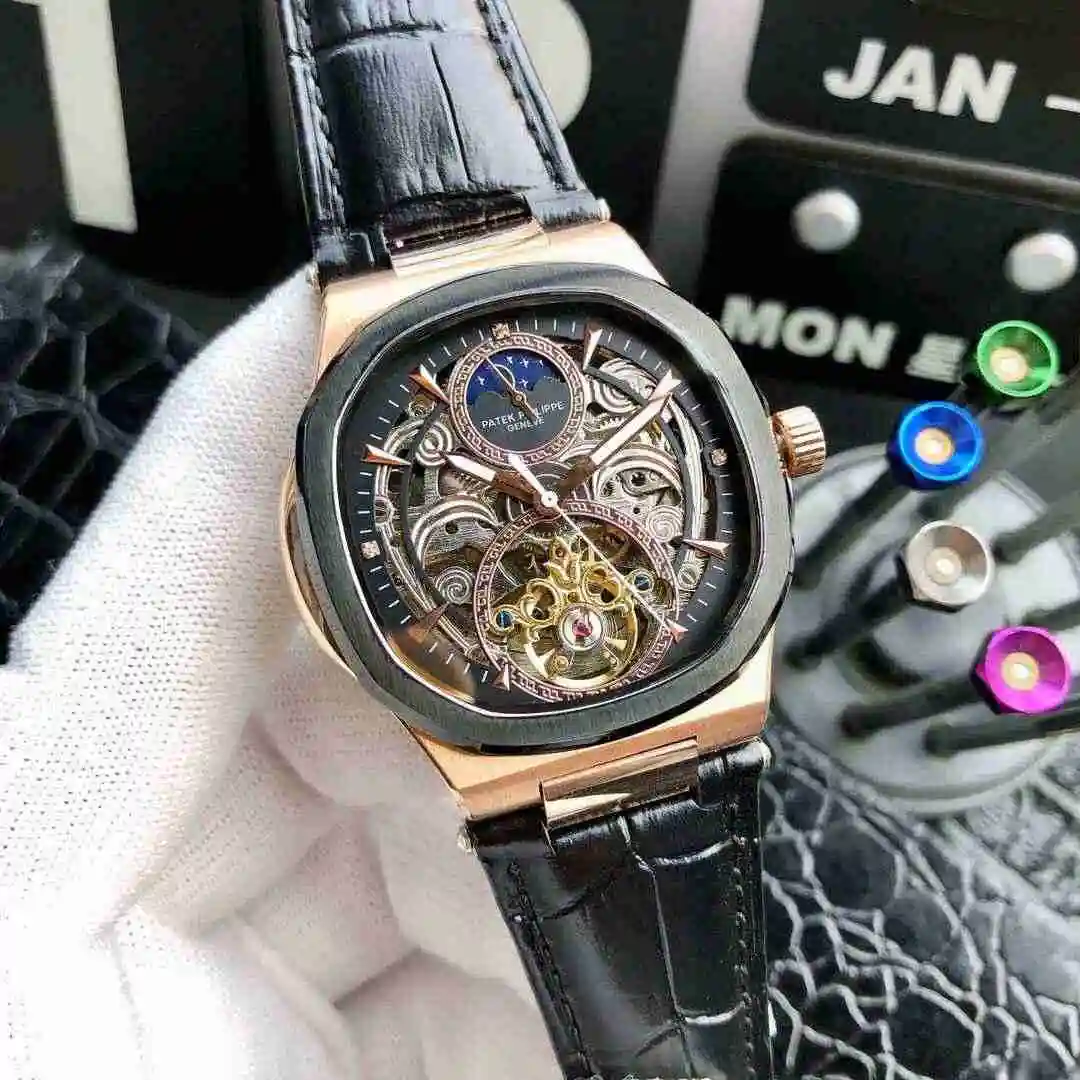 General Watches Patek Philippe Watch Men's Watch Paired with Original Fully Automatic Mechanical Movement Top Grade 316 Precision Steel Case Case with Mineral Super Strong Mirror Diameter 42mm KK05250 3 view 7