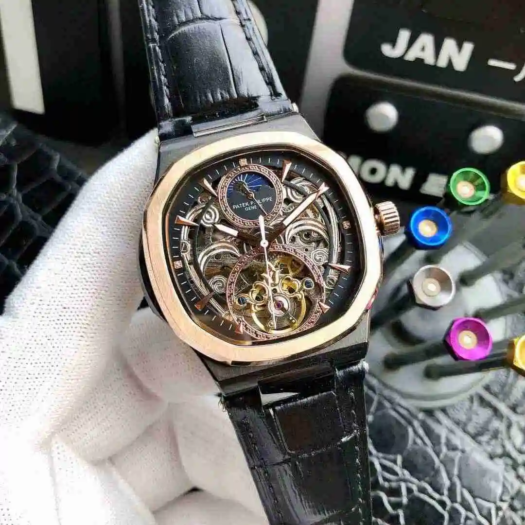 General Watches Patek Philippe Watch Men's Watch Paired with Original Fully Automatic Mechanical Movement Top Grade 316 Precision Steel Case Case with Mineral Super Strong Mirror Diameter 42mm KK05250 3 view 8