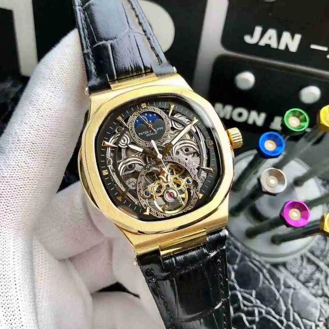 General Watches Patek Philippe Watch Men's Watch Paired with Original Fully Automatic Mechanical Movement Top Grade 316 Precision Steel Case Case with Mineral Super Strong Mirror Diameter 42mm KK05250 3 view 9