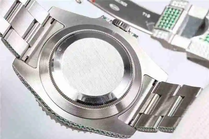 General Watches Rolex 904 Steel Water Ghost Luxury Full Diamond Special Edition! 40mm surface diameter Watch view 3