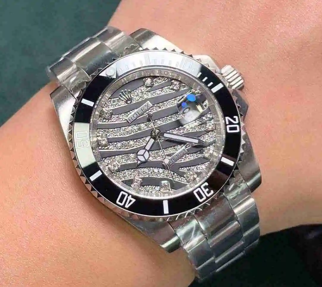 General Watches Rolex Watch Men's Watch Paired with Original Fully Automatic Mechanical Movement Top Grade 316 Precision Steel Case with Mineral Super Strong Mirror Diameter 40mm KK05250 2 view 3