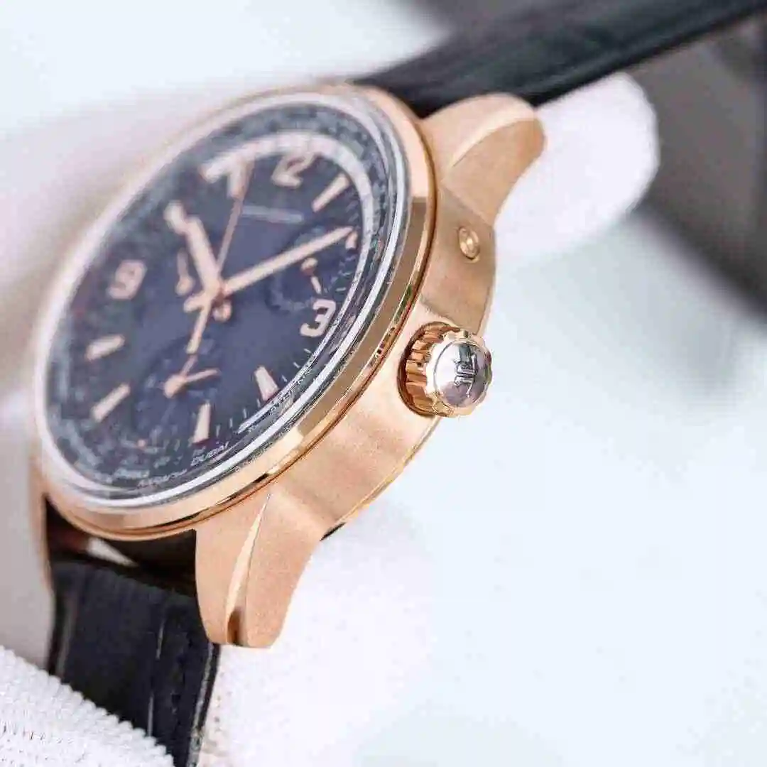 General Watches Jaeger-LeCoultre Jijia Watch Men's Watch Paired with Original Fully Automatic Mechanical Movement Top Grade 316 Precision Steel Case with Mineral Super Strong Mirror Diameter 43mm kk012500 view 4