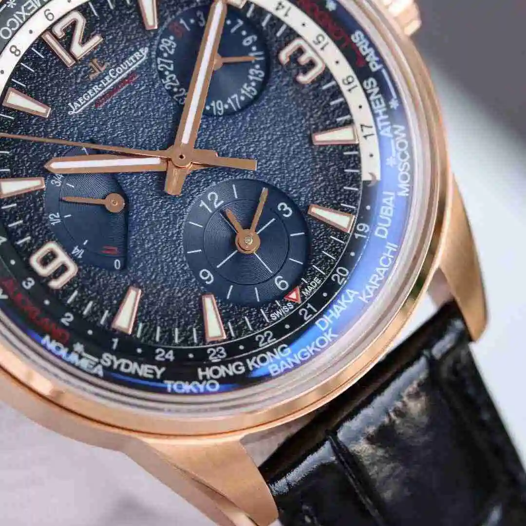 General Watches Jaeger-LeCoultre Jijia Watch Men's Watch Paired with Original Fully Automatic Mechanical Movement Top Grade 316 Precision Steel Case with Mineral Super Strong Mirror Diameter 43mm kk012500 view 6