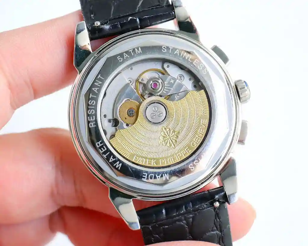 General Watches Patek Philippe Patek@Philippe watch men's watch with original fully automatic mechanical movement top 316 stainless steel case strap mineral super mirror diameter 42mm KK view 3