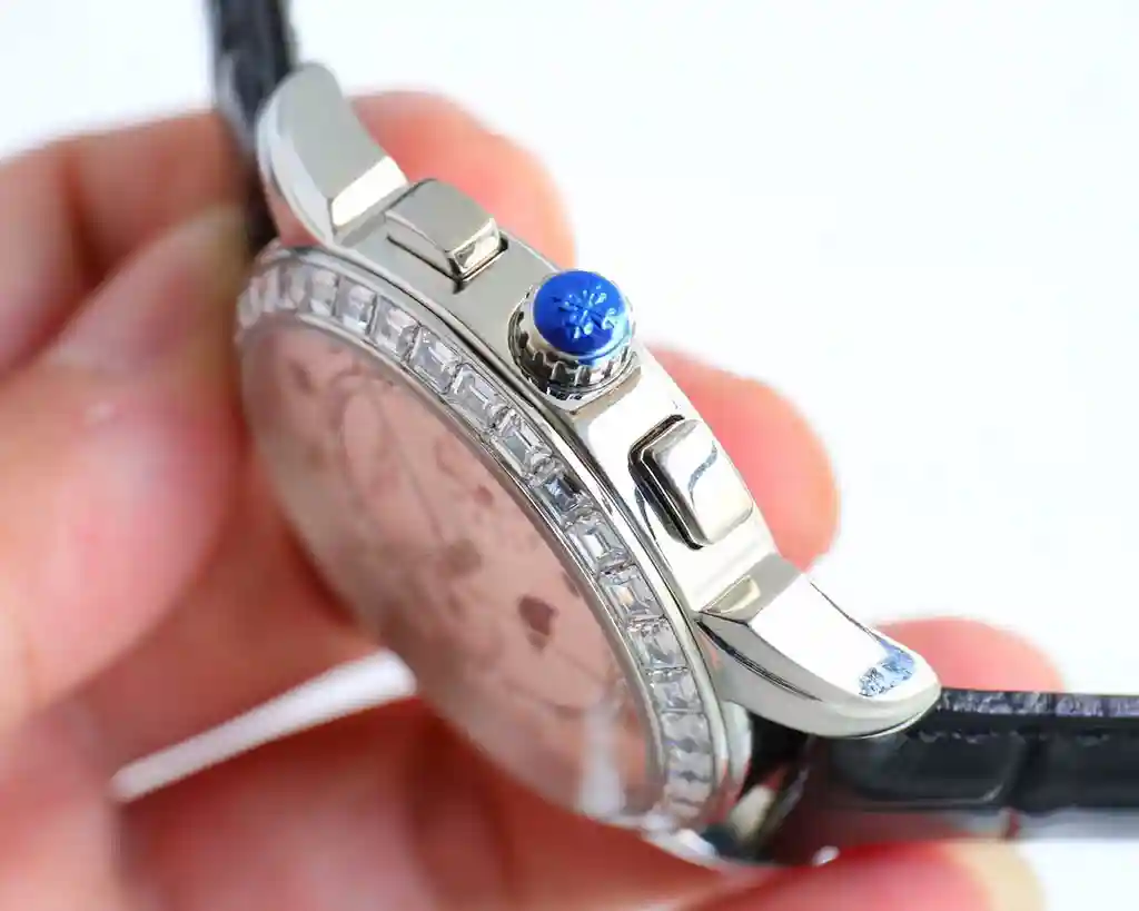 General Watches Patek Philippe Patek@Philippe watch men's watch with original fully automatic mechanical movement top 316 stainless steel case strap mineral super mirror diameter 42mm KK view 5