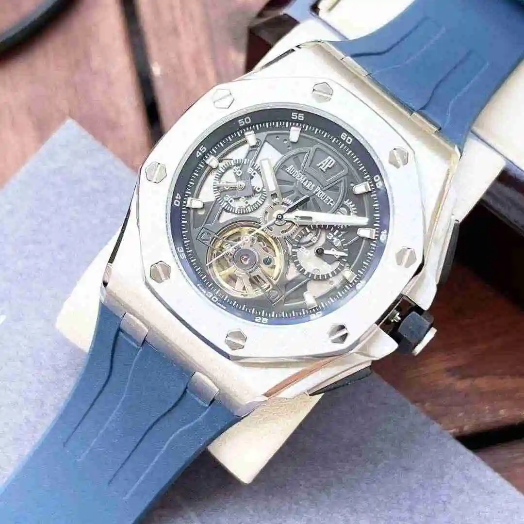 General Watches Audemars Piguet Aibi Watch Men's Watch Paired with Original Fully Automatic Mechanical Movement, Top Grade 316 Precision Steel Case with Mineral Super Strong Mirror Diameter 44mm KK06800 view 5