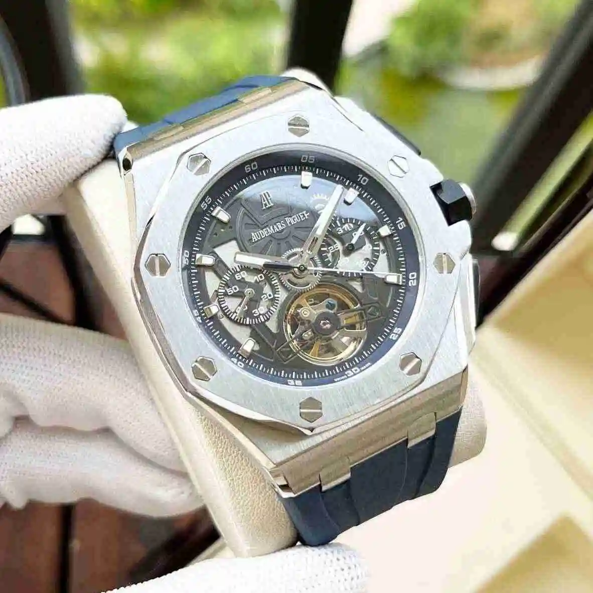 General Watches Audemars Piguet Aibi Watch Men's Watch Paired with Original Fully Automatic Mechanical Movement, Top Grade 316 Precision Steel Case with Mineral Super Strong Mirror Diameter 44mm KK06800 view 6