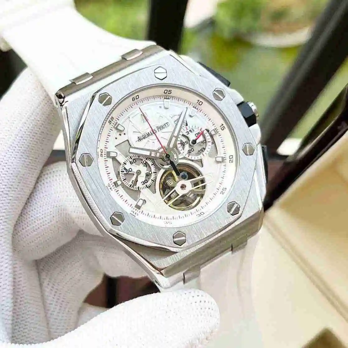 General Watches Audemars Piguet Aibi Watch Men's Watch Paired with Original Fully Automatic Mechanical Movement, Top Grade 316 Precision Steel Case with Mineral Super Strong Mirror Diameter 44mm KK06800 view 8