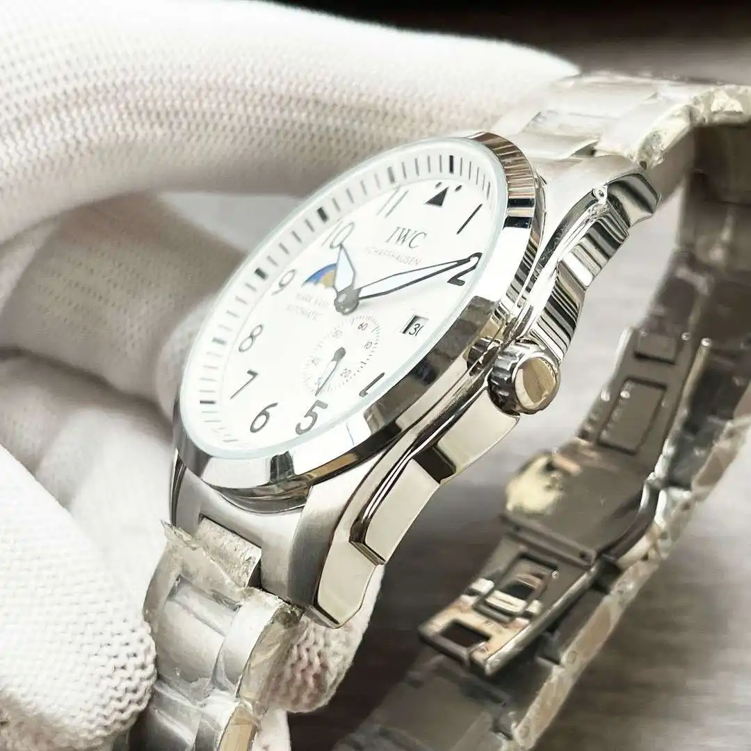 General Watches IWC Watch Wan@ men's watch with original fully automatic mechanical movement, top-grade 316 stainless steel case and strap, mineral super mirror, diameter 42mm KK05250 view 5