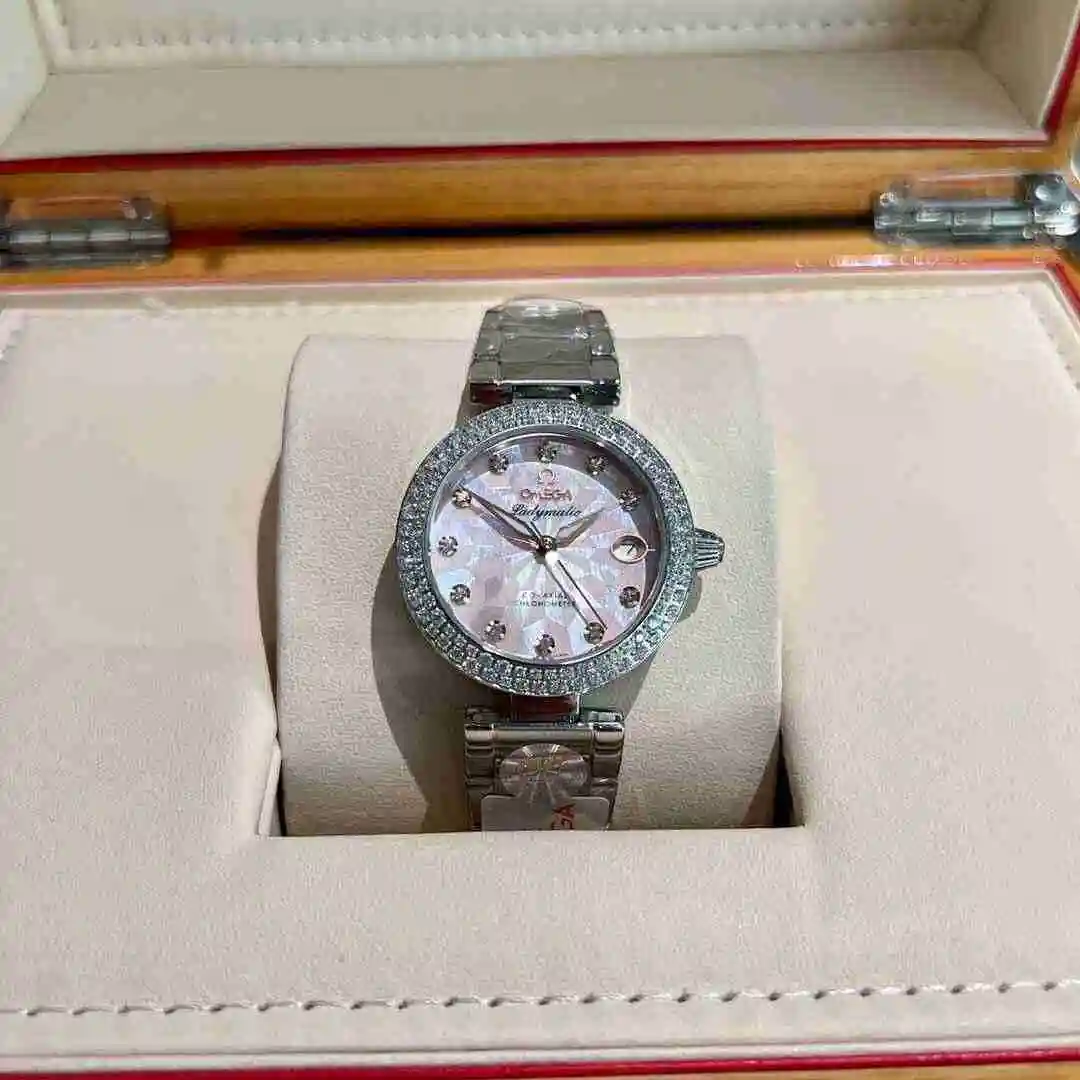 General Watches Omega Watch Women's Watch Paired with Original Fully Automatic Mechanical Movement Top Grade 316 Precision Steel Case with Mineral Super Strong Mirror Diameter 30mm KK03050 4 view 2