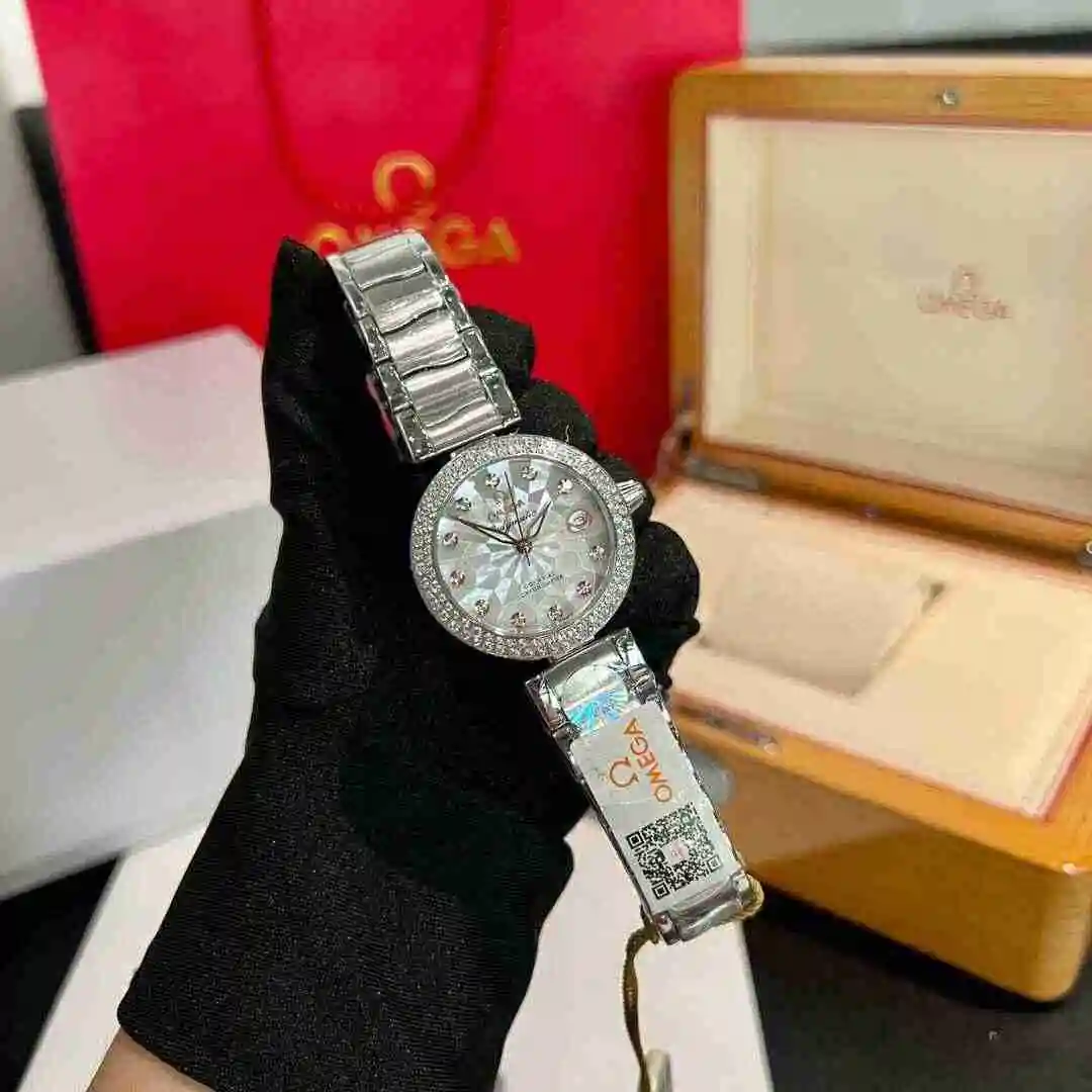 General Watches Omega Watch Women's Watch Paired with Original Fully Automatic Mechanical Movement Top Grade 316 Precision Steel Case with Mineral Super Strong Mirror Diameter 30mm KK03050 4 view 4