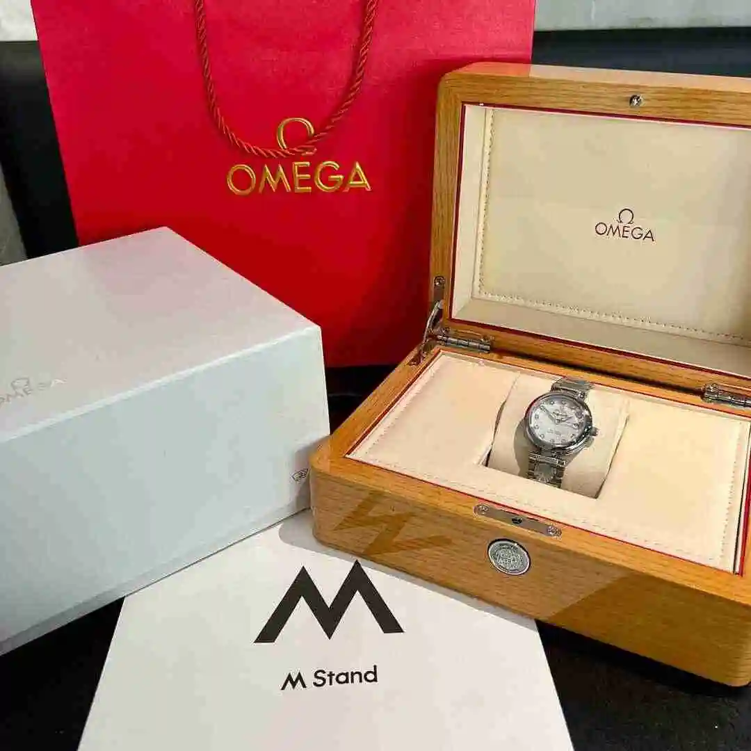 General Watches Omega Watch Women's Watch Paired with Original Fully Automatic Mechanical Movement Top Grade 316 Precision Steel Case with Mineral Super Strong Mirror Diameter 30mm KK03050 4 view 6