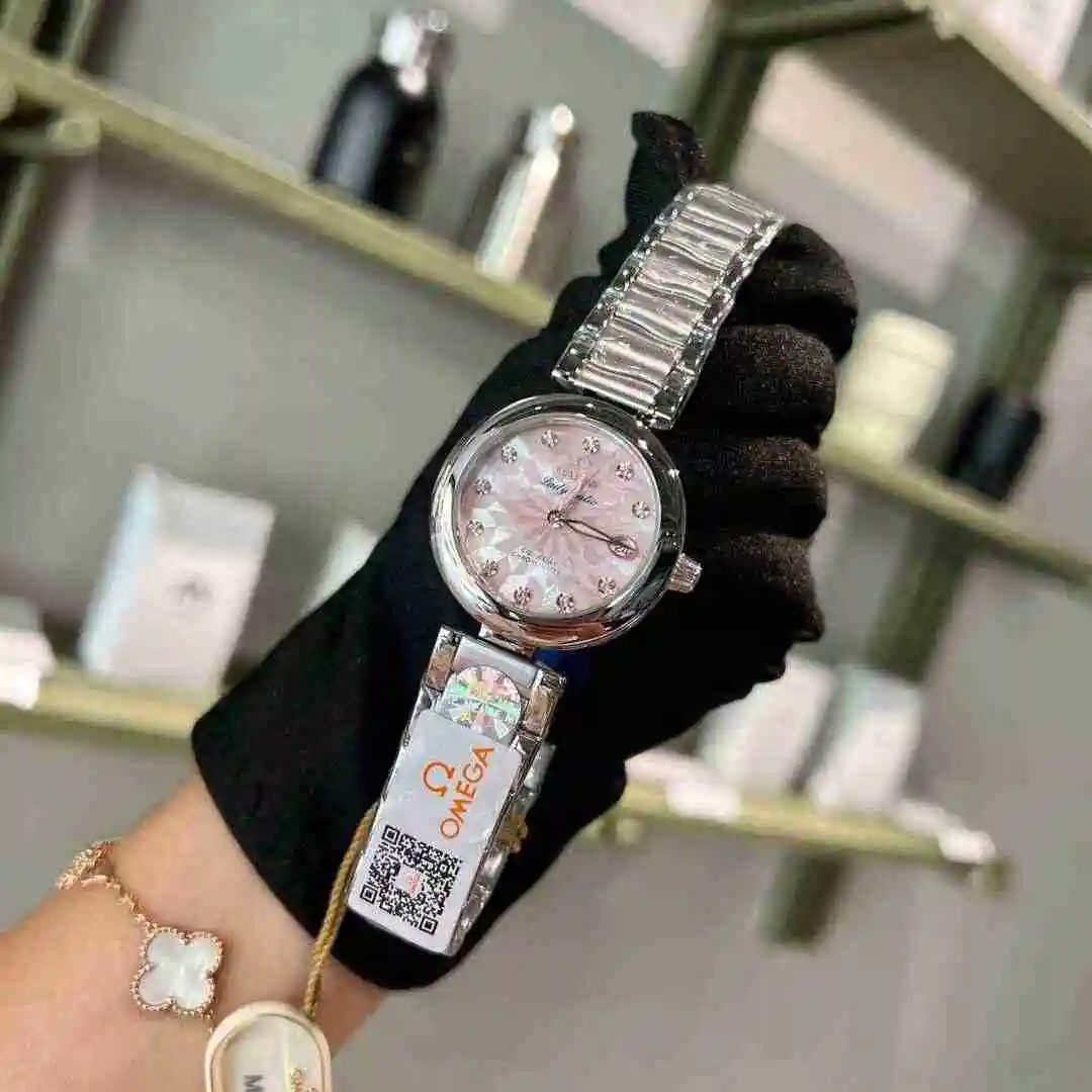 General Watches Omega Watch Women's Watch Paired with Original Fully Automatic Mechanical Movement Top Grade 316 Precision Steel Case with Mineral Super Strong Mirror Diameter 30mm KK03050 4 view 9