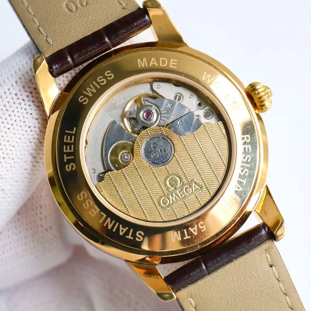 General Watches Omega Ou@mega watch men's watch with original fully automatic mechanical movement top 316 stainless steel case strap mineral super mirror diameter 40mm KK view 4