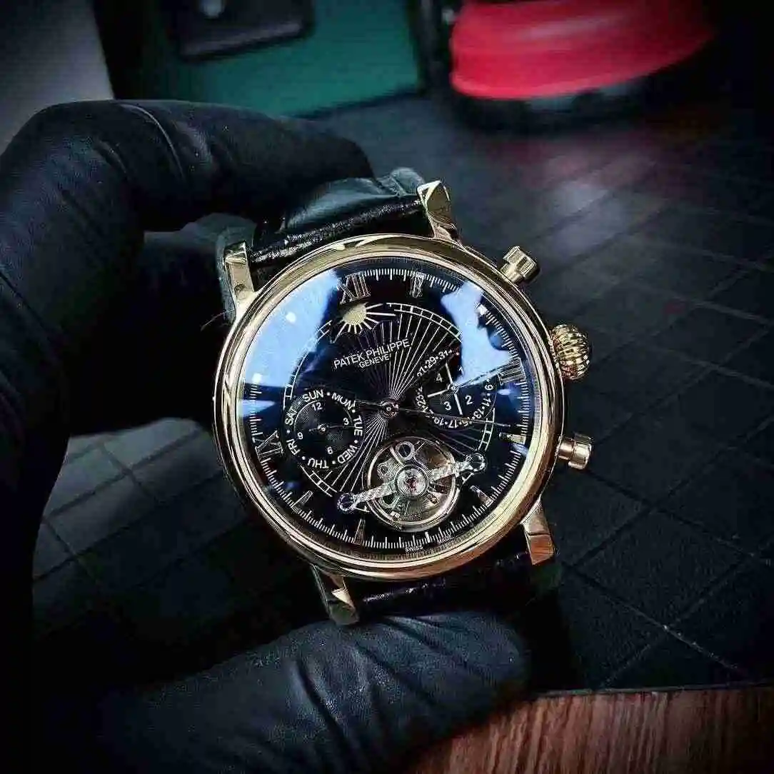 General Watches Patek Philippe Watch Men's Watch Paired with Original Fully Automatic Mechanical Movement Top Grade 316 Precision Steel Case Case with Mineral Super Strong Mirror Diameter 43mm KK04650 view 5